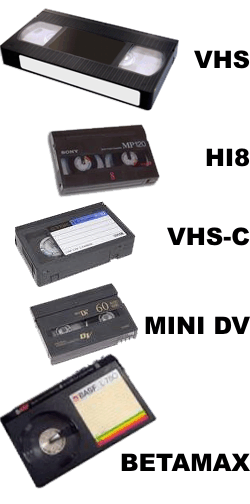 Reproductor cintas de video Digital 8 (Hi8) 